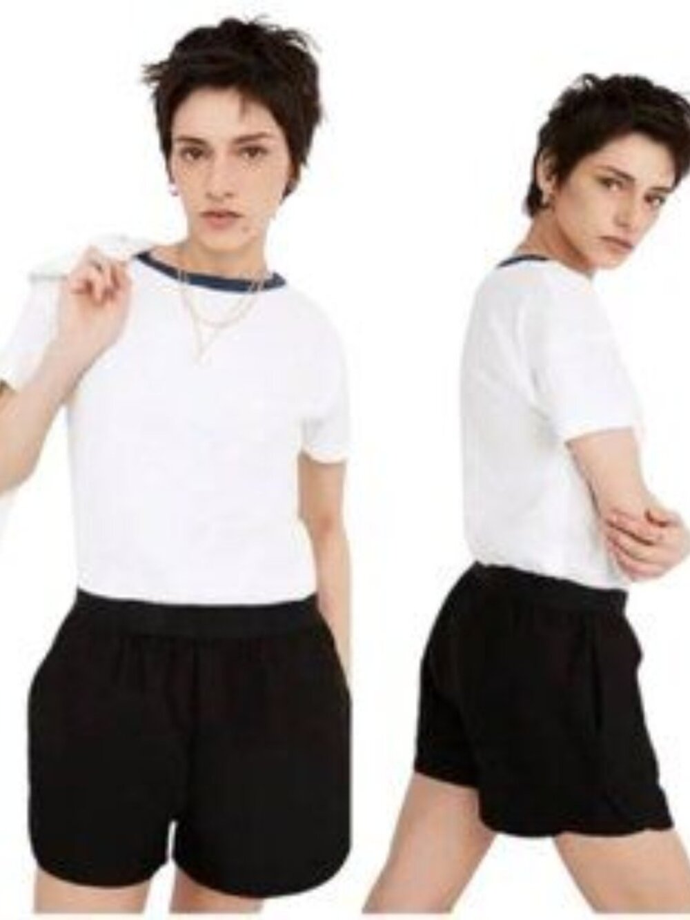Madewell - MWL Allways Pull-On Shorts MD317 | Size XS | True Black